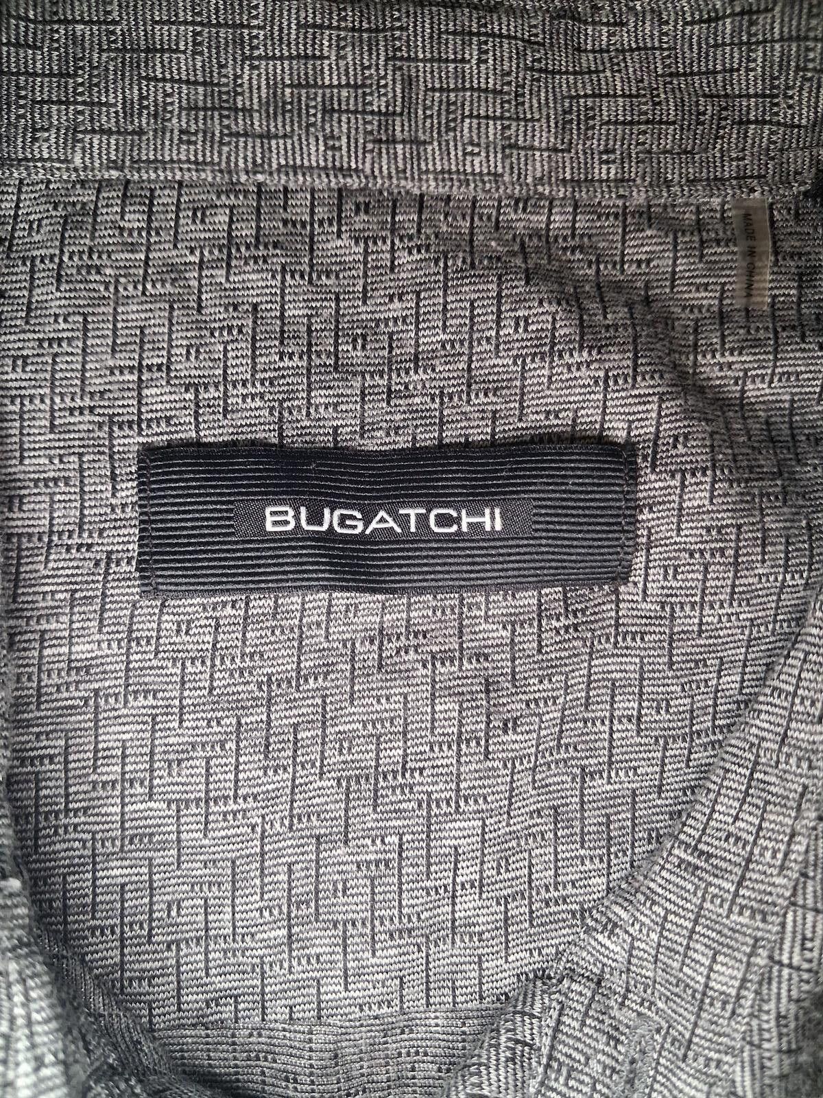 BUGATCHI Bugatchi Button Up Shirt Mens Large Gray Mercerized Cotton Size US L / EU 52-54 / 3 - 2 Thumbnail