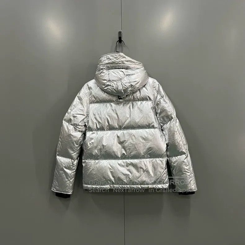 Kenzo Kenzo Silver sleeve label embroidered down jacket Size XS / US 0-2 / IT 36-38 - 2 Thumbnail