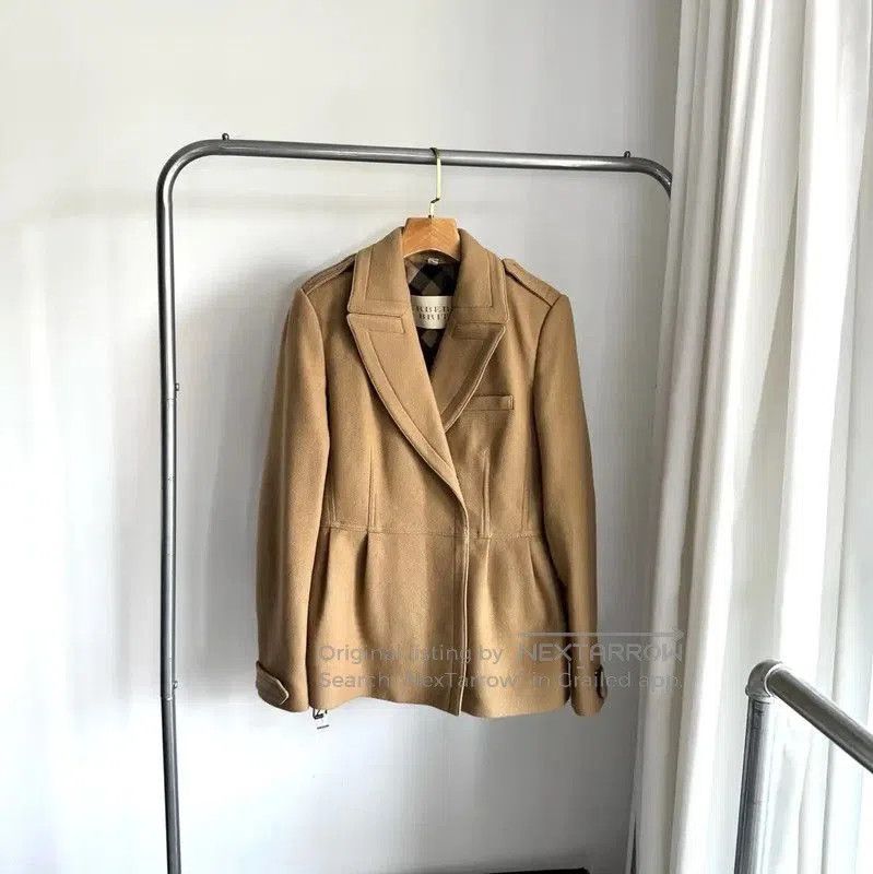 Burberry Camel Wool Women's Coat.