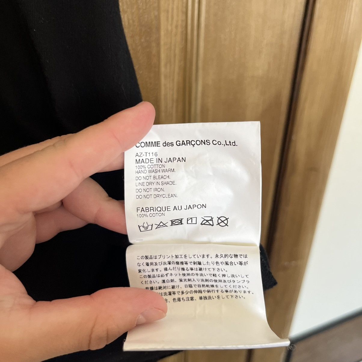 Comme des Garcons Rare Comme Des Garcons Play T-Shirt Black CDG Double Heart Size US S / EU 44-46 / 1 - 7 Thumbnail