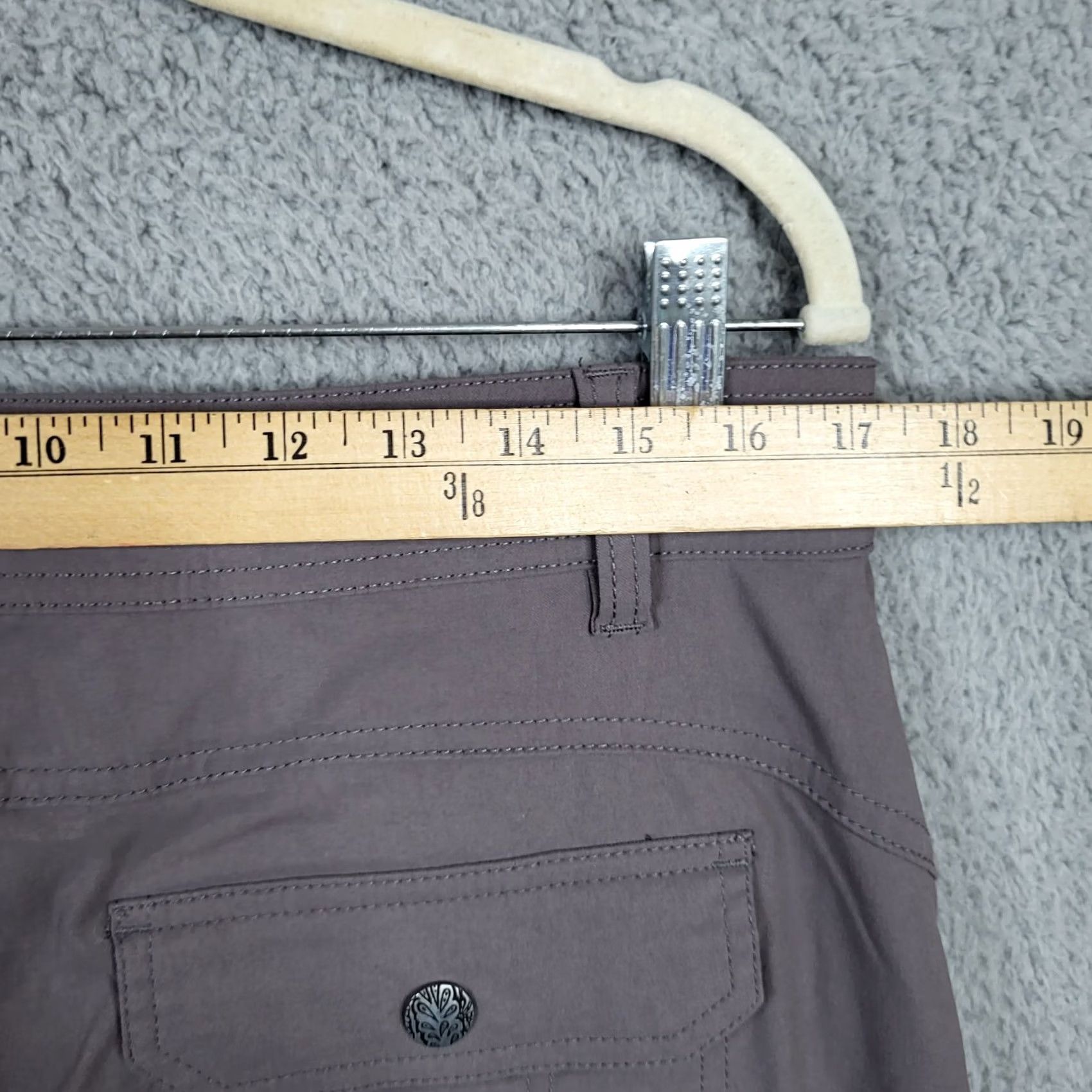 Prana Prana Women's Outdoor Grayish Brown Skort Size 10 Activewear Pants Elastic Waist Regular Color Brown Size ONE SIZE - 5 Thumbnail