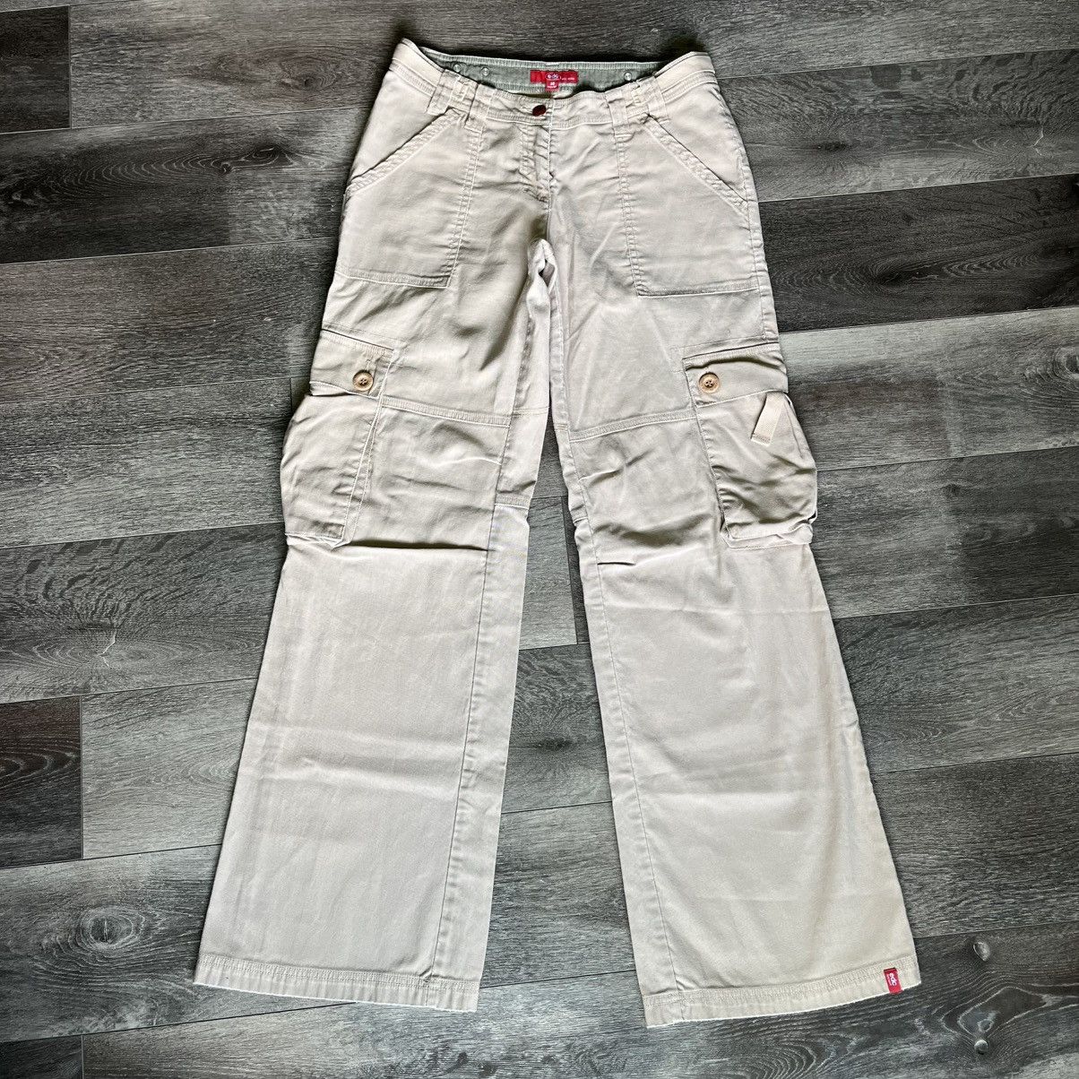 ESPIRIT Vintage 2000s EDC by Esprit London Calling Punk Cargo Pants Size 30" / US 8 / IT 44 - 2 Thumbnail
