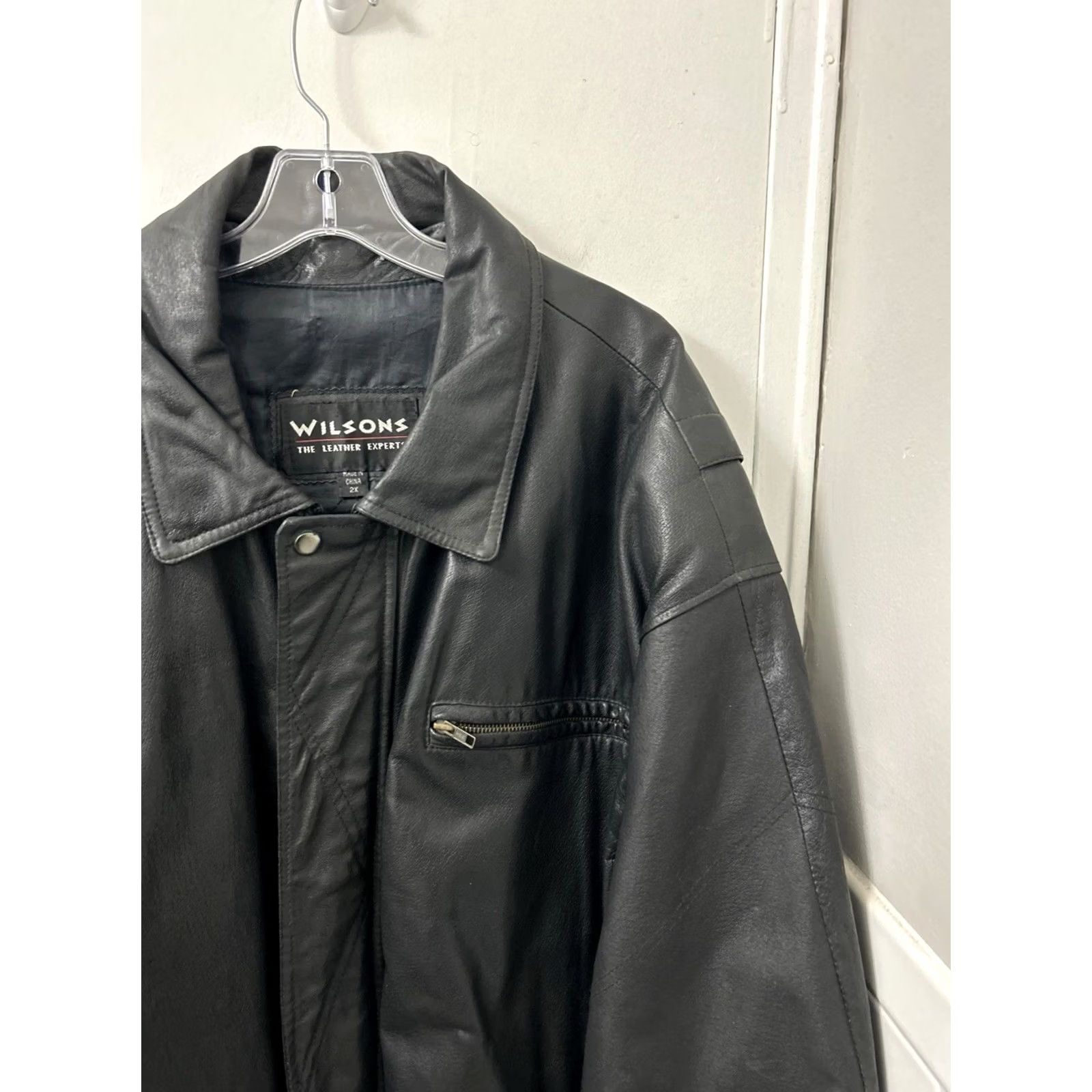 Vintage VINTAGE Wilsons Leather The Experts Jacket Womens 2XL Black Thinsulate Oversized Ful Size XXL / US 16-18 / IT 52-54 - 4 Thumbnail