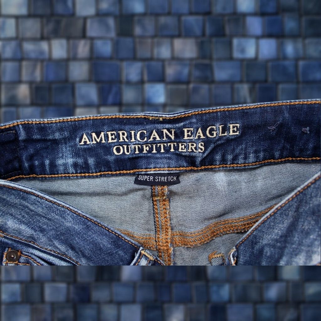 American Eagle Outfitters VINTAGE American Eagle Outfitters Shortie Denim Shorts Blue 0 Beach Size 25" / US 0 / IT 36 - 1 Thumbnail