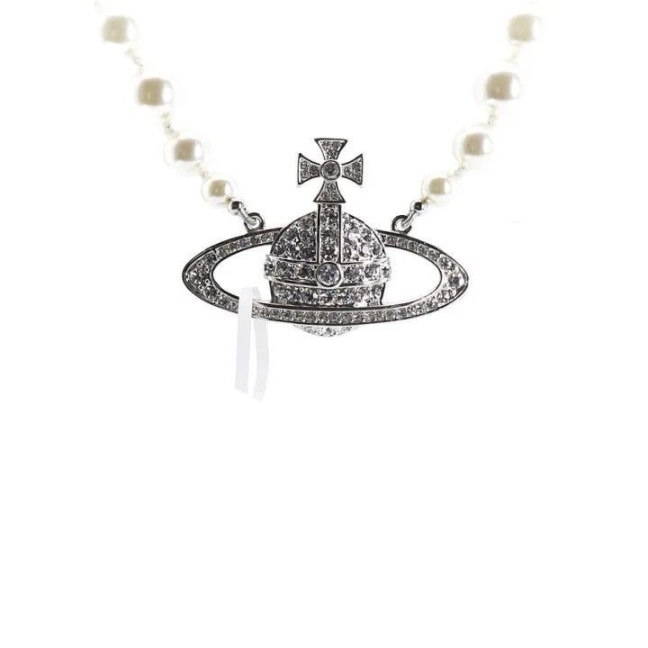 Vivienne Westwood Vivienne Westwood One Row Pearl Choker Necklace -2507 Size ONE SIZE - 3 Thumbnail