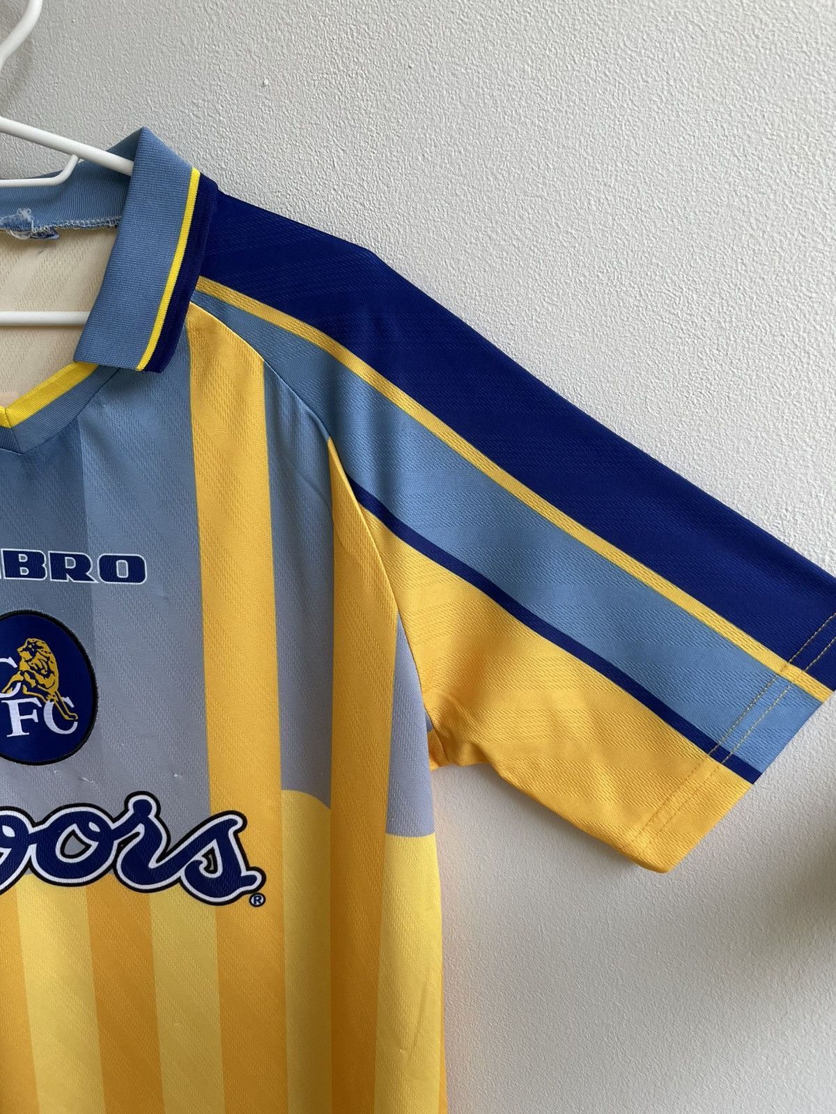Vintage Chelsea 1995 1996 1997 #9 Viali Football Soccer Jersey Shirt Size US L / EU 52-54 / 3 - 9 Thumbnail