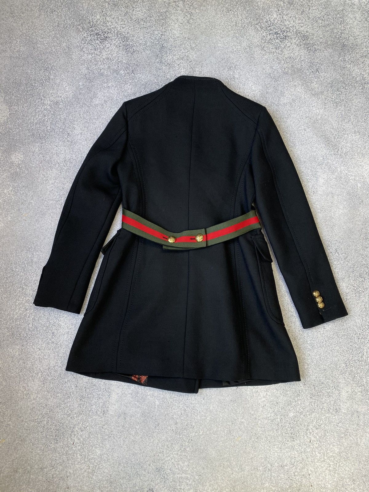 Designer × Vintage Vintage Bazar Deluxe Double Breasted black wool women’s coat Size L / US 10 / IT 46 - 14 Thumbnail