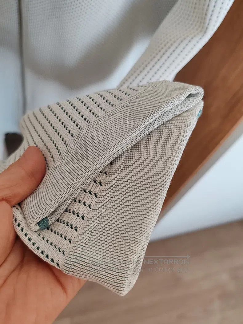 Hermes Hermes Light blue mesh knit with green trim color block ja Size US M / EU 48-50 / 2 - 5 Thumbnail