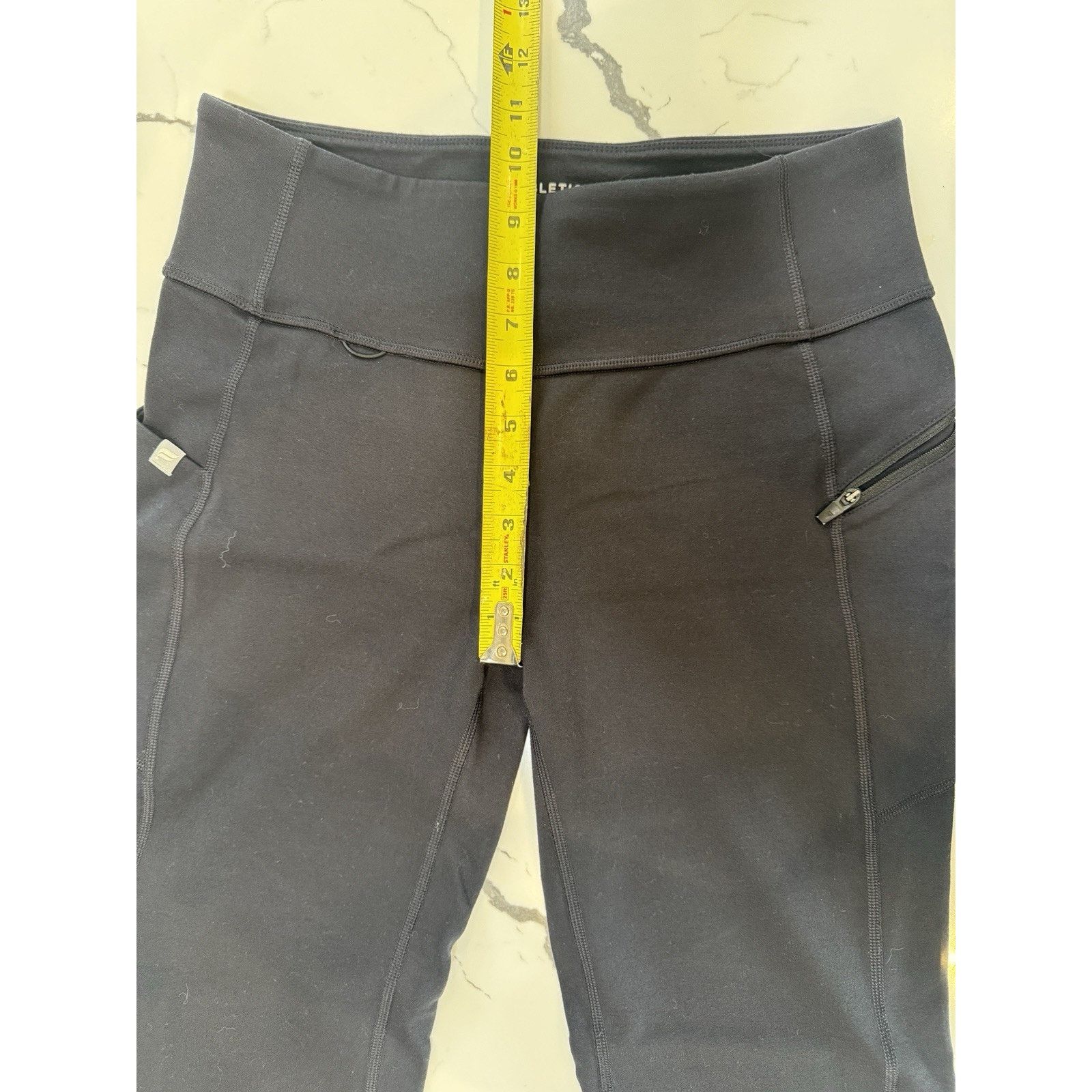 Fabletics Fabletics PureLux Leggings Women’s L Bootcut Blue EUC Size 36" / US 14 / IT 50 - 4 Thumbnail