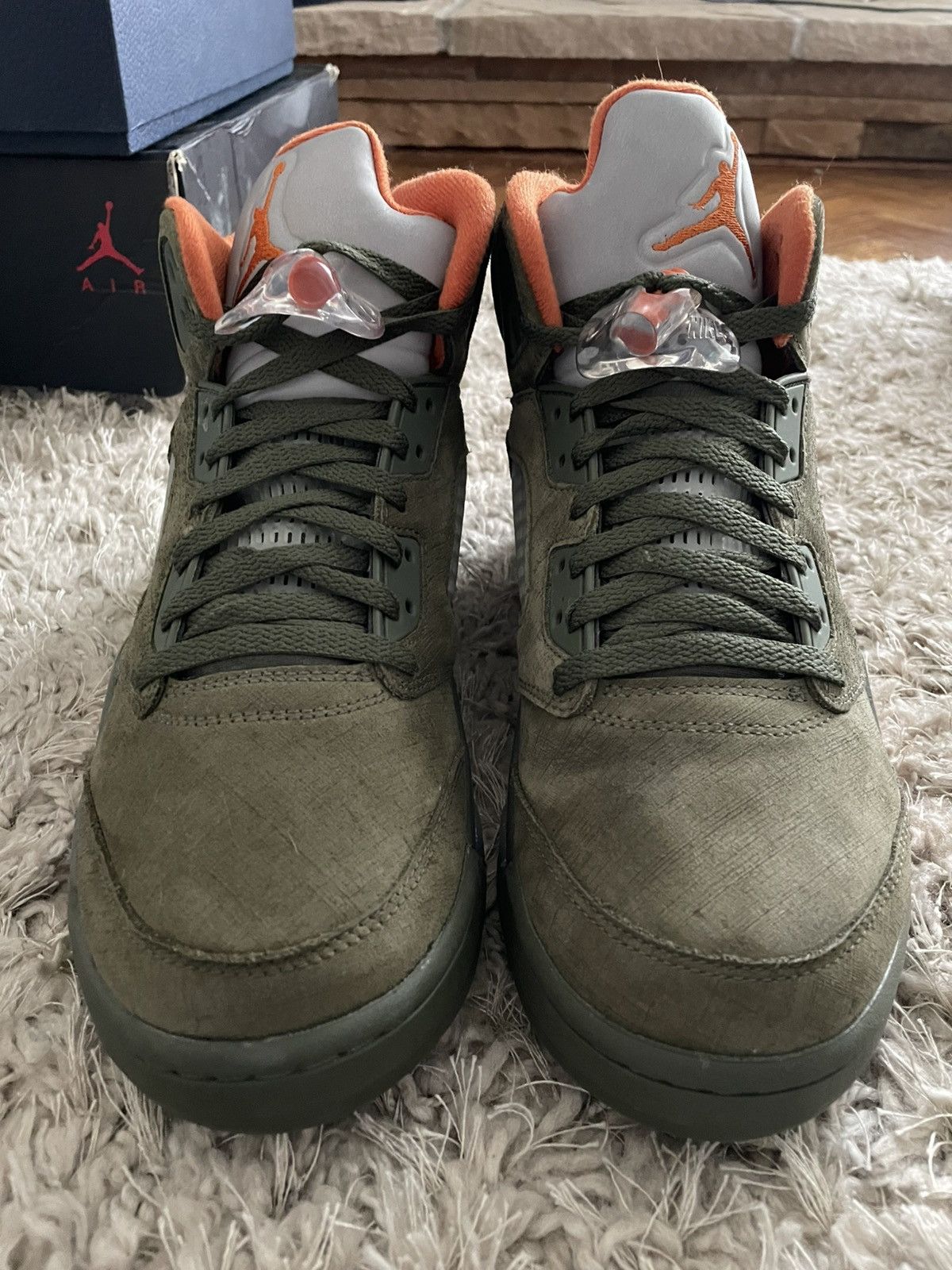Jordan Brand Jordan 5 Olive Size US 10 / EU 43 - 4 Thumbnail