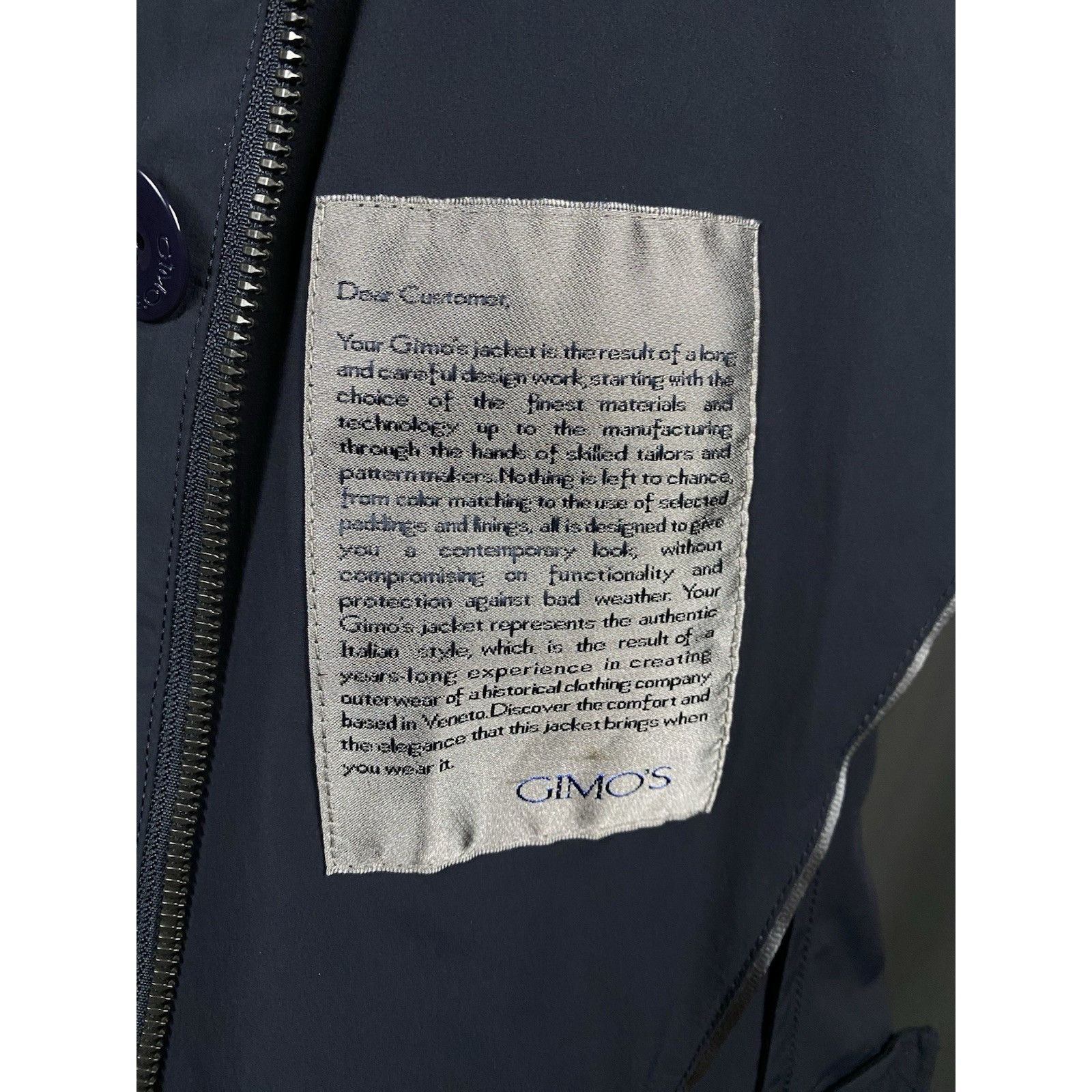 Gimo's MINT! Gimo's Men's Navy Blue Multipocket Utility Sportcoat J Size US L / EU 52-54 / 3 - 12 Thumbnail
