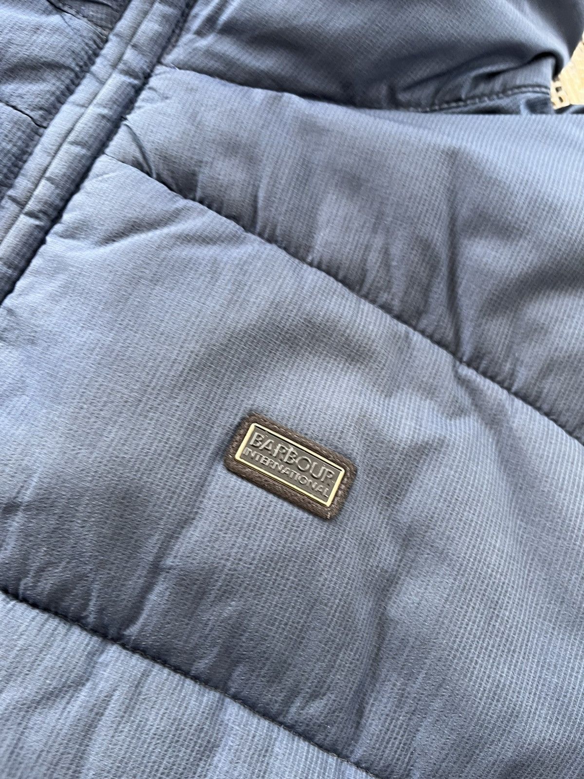 Barbour Vintage Barbour International Court Quilt Jacket Navy Y2K Size US L / EU 52-54 / 3 - 10 Thumbnail