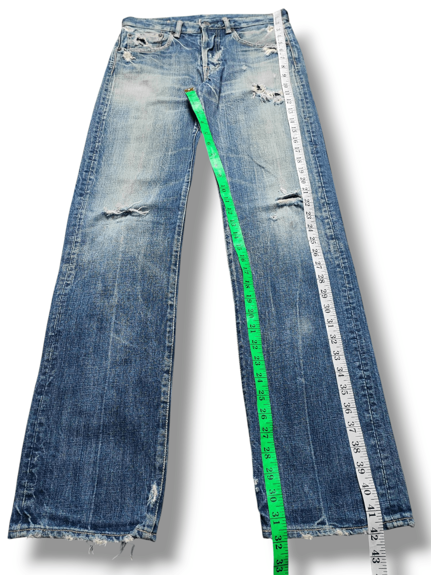 Spellbound Vintage 90s Spellbound Domingo Mudwash Distressed Denim Size US 32 / EU 48 - 3 Thumbnail