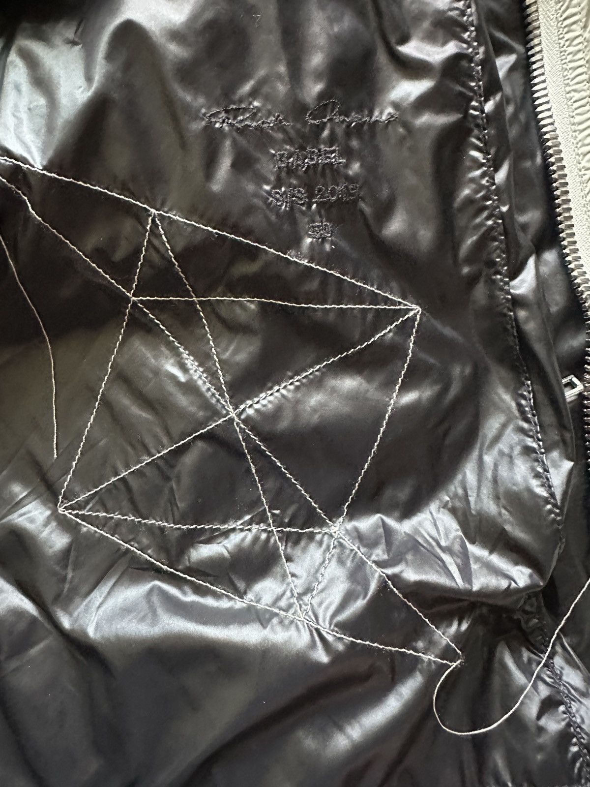 Rick Owens Rick Owens SS19 BABEL Runway Destroyed Rod Flight Jacket 50 Size US M / EU 48-50 / 2 - 11 Thumbnail