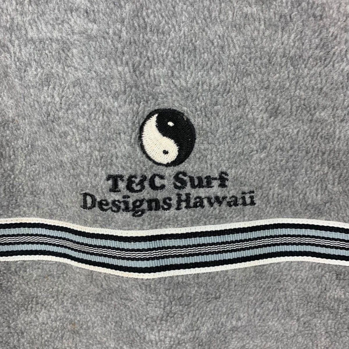 Vintage Vintage T&C SURF DESIGNS HAWAII Aloha Fleece Jacket Vest Size US L / EU 52-54 / 3 - 3 Thumbnail
