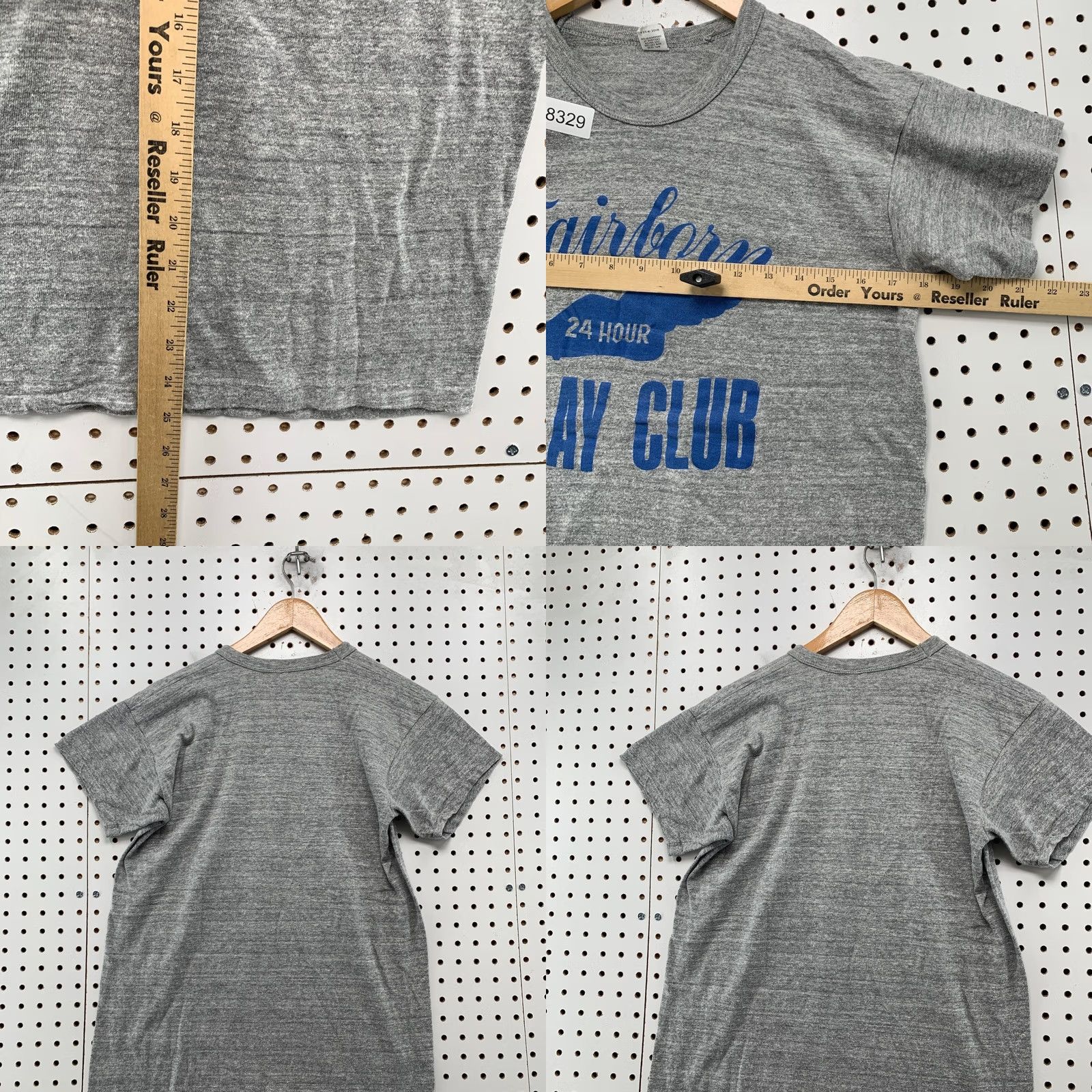 Vintage VINTAGE Russell Foot Wing Gray T-Shirt Mens Large Fairborn Relay Club USA Size US L / EU 52-54 / 3 - 9 Thumbnail