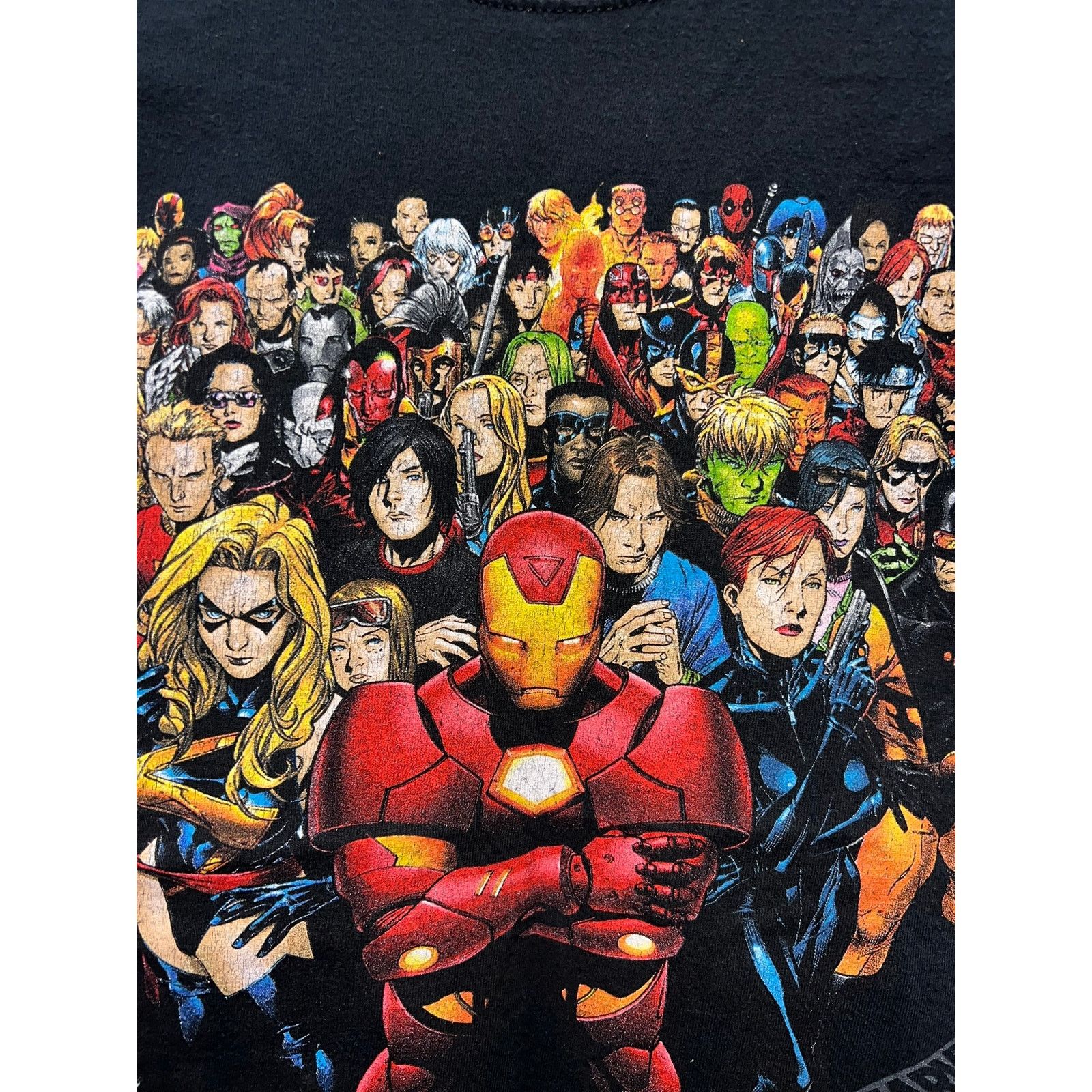 Marvel Comics Marvel Universe Heroes Shirt Mad Engine Character Black Tee Size US L / EU 52-54 / 3 - 4 Thumbnail