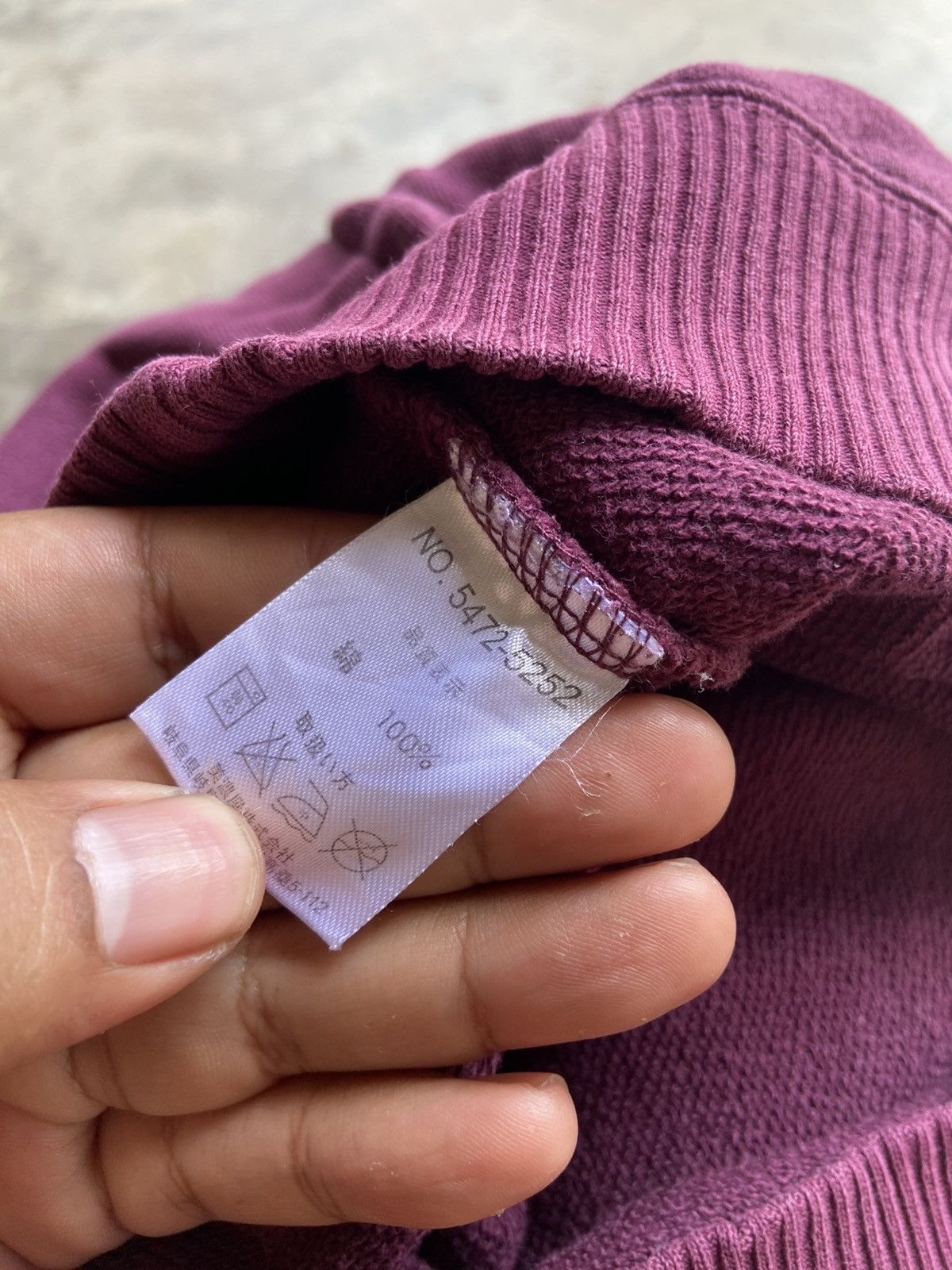 Converse 🇯🇵 JACK PURCELL BIG LOGO SWEATSHIRT Size US M / EU 48-50 / 2 - 9 Thumbnail
