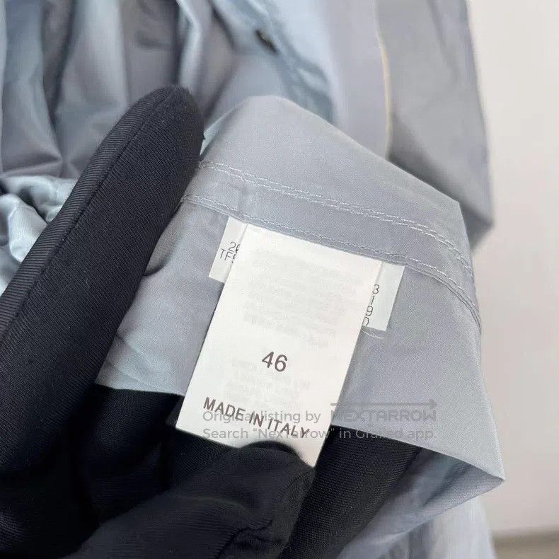 Brunello Cucinelli Brunello Cucinelli Light Blue Baby Blue Long Coat Trench Size M / US 6-8 / IT 42-44 - 7 Thumbnail