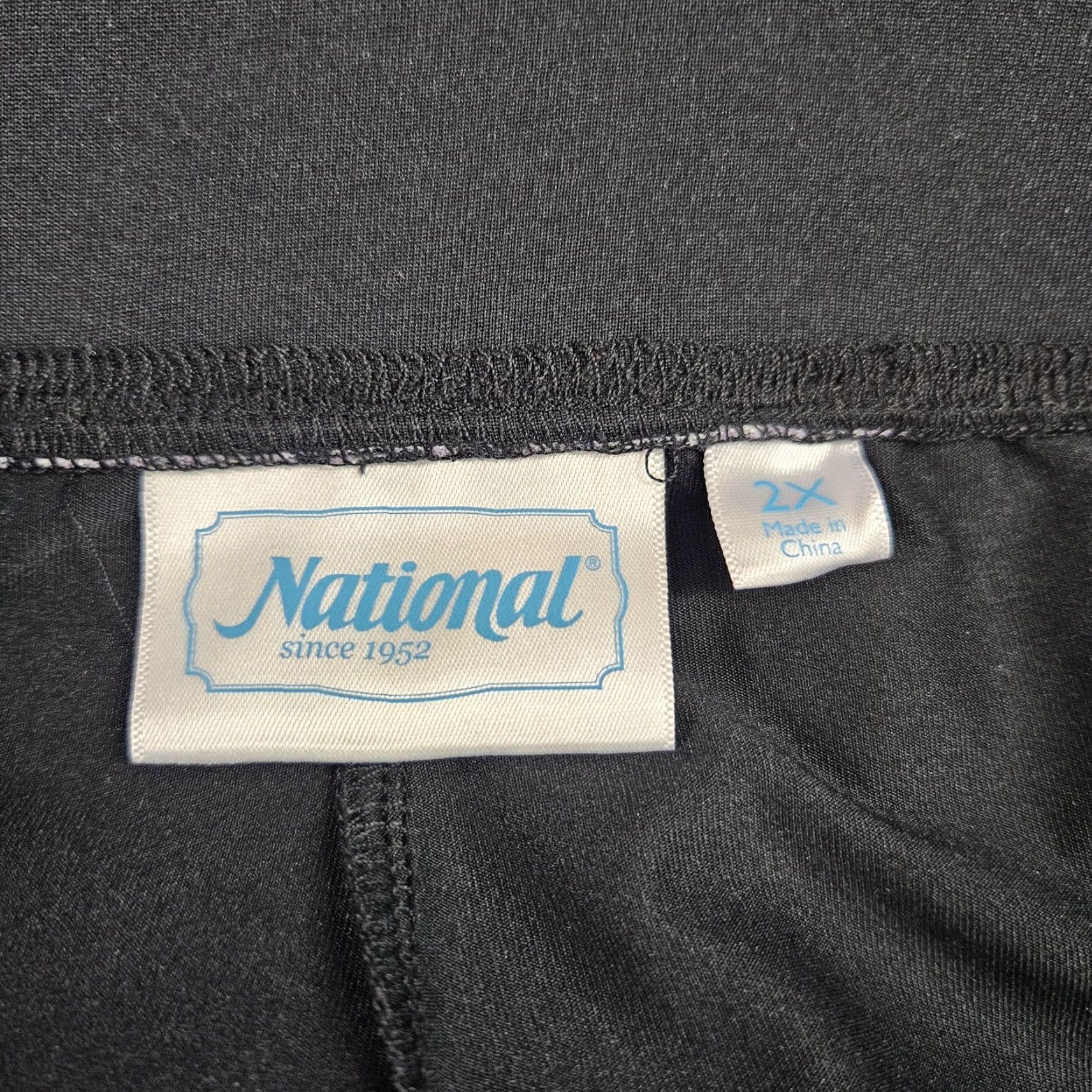 Vintage VINTAGE National Womens Skort 2X Purple White Pockets Pull On Athletic Activewear Womens Size ONE SIZE - 4 Thumbnail