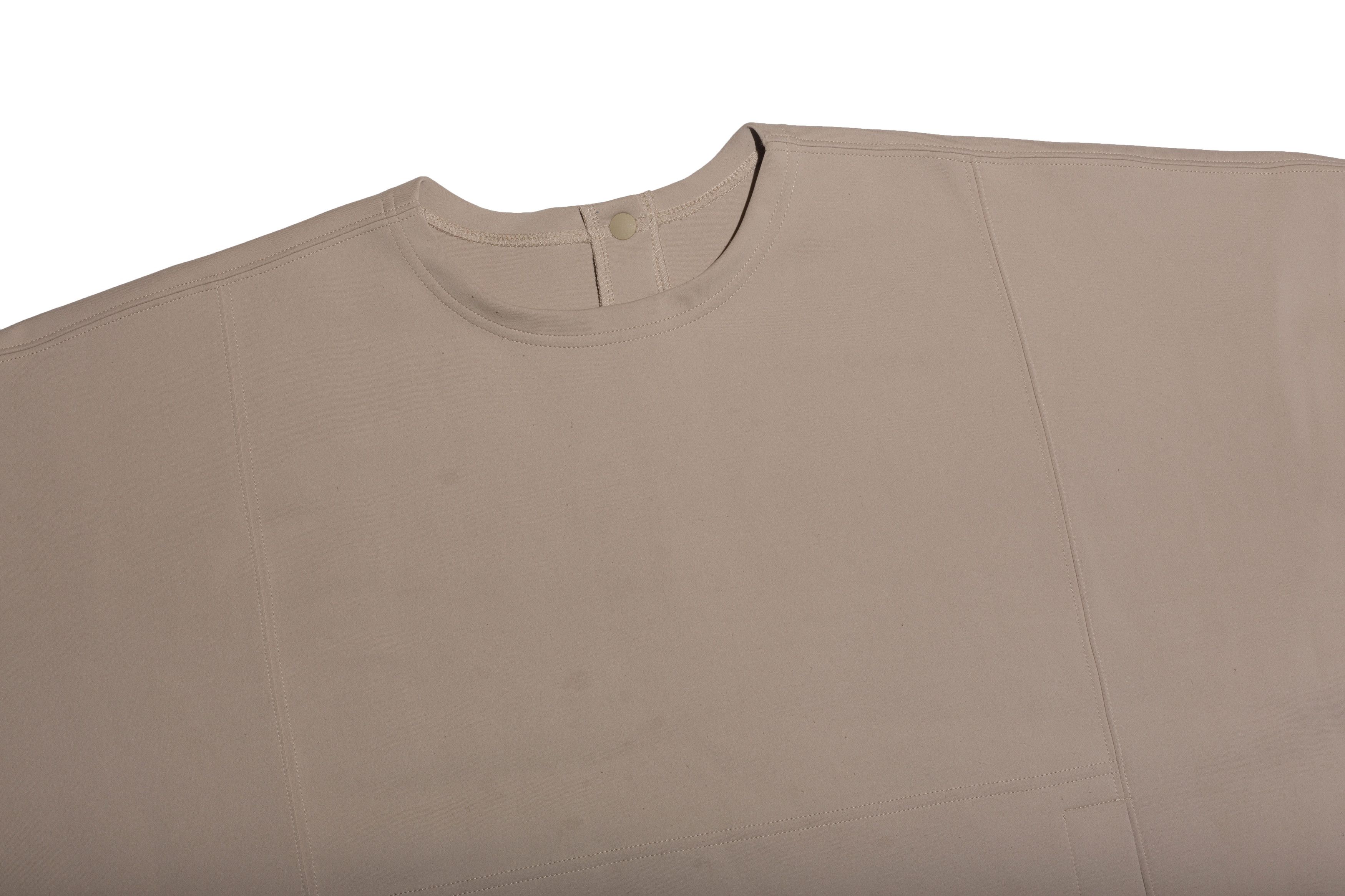 Issey Miyake OVERSIZED BEIGE POPPER CINCH SWEATSHIRT Size US XL / EU 56 / 4 - 3 Thumbnail