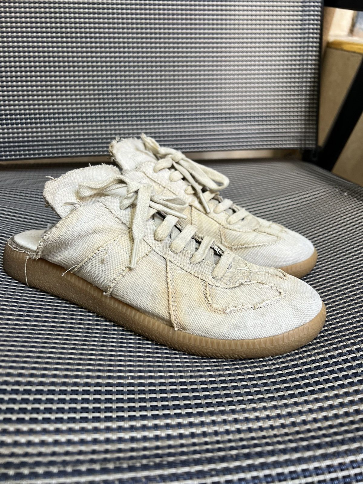 Maison Margiela Maison Margiela Distressed Canvas Mules Size US 5 / IT 35 - 4 Thumbnail