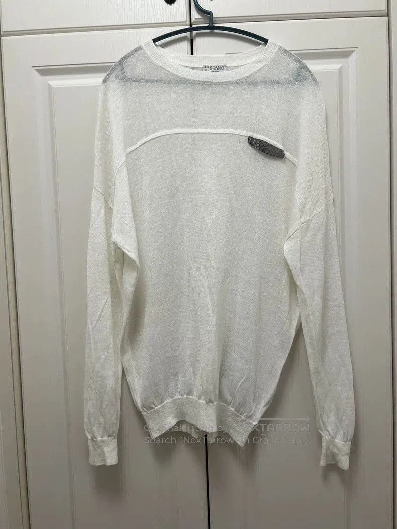 Brunello Cucinelli Brunello Cucinelli Linen Sweater S. Size US S / EU 44-46 / 1 - 1 Thumbnail