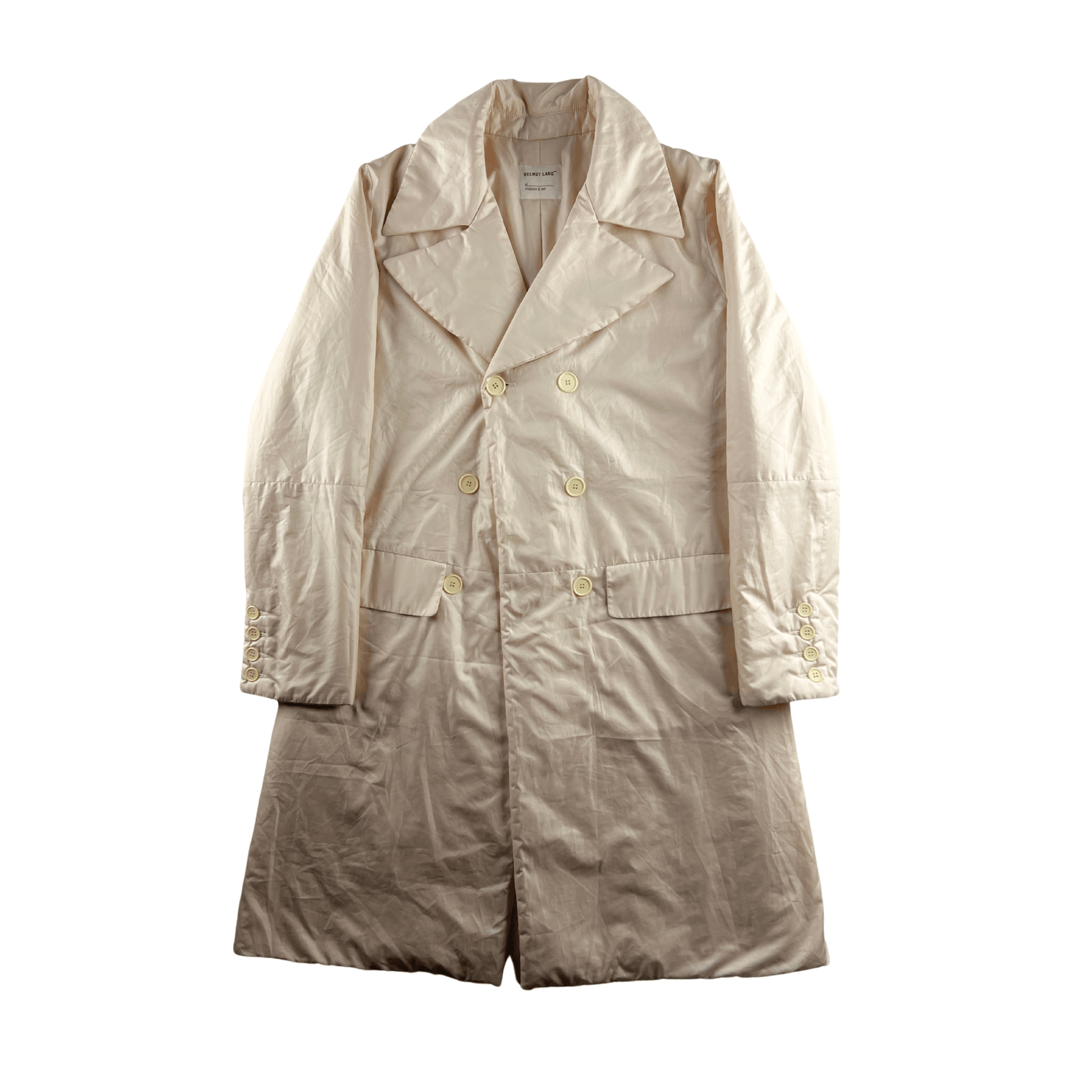 Helmut Lang Helmut Lang 1997 Double Breasted Puffer Chelsea Jacket Size US S / EU 44-46 / 1 - 2 Thumbnail