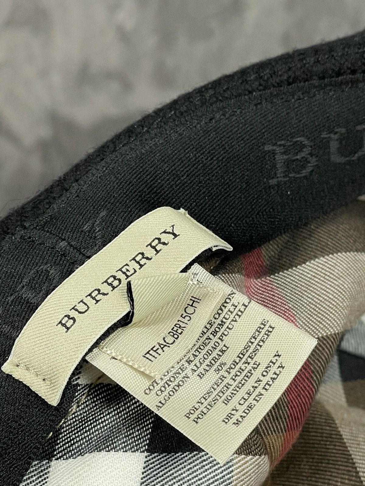 Burberry Vintage Burberry bucket cap hat Panama Wool Size ONE SIZE - 8 Thumbnail
