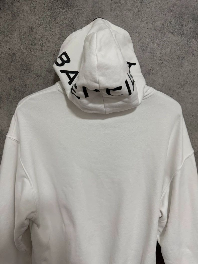 Balenciaga Balenciaga Hat logo hoodie hoodie white Size US XS / EU 42 / 0 - 6 Thumbnail