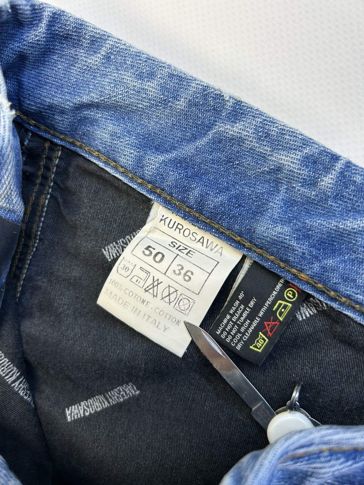 Takeshy Kurosawa Takeshy Kurosawa Distressed Vintage Japan Wash Jeans Y2K Size US 34 / EU 50 - 13 Thumbnail