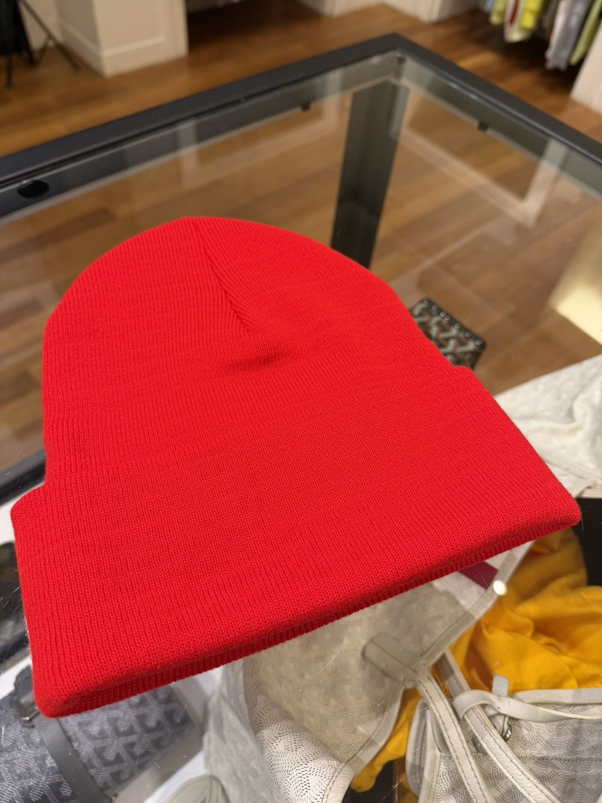 Chrome Hearts Chrome Hearts Embroidered Plus Cross Beanie - Red Size ONE SIZE - 2 Thumbnail