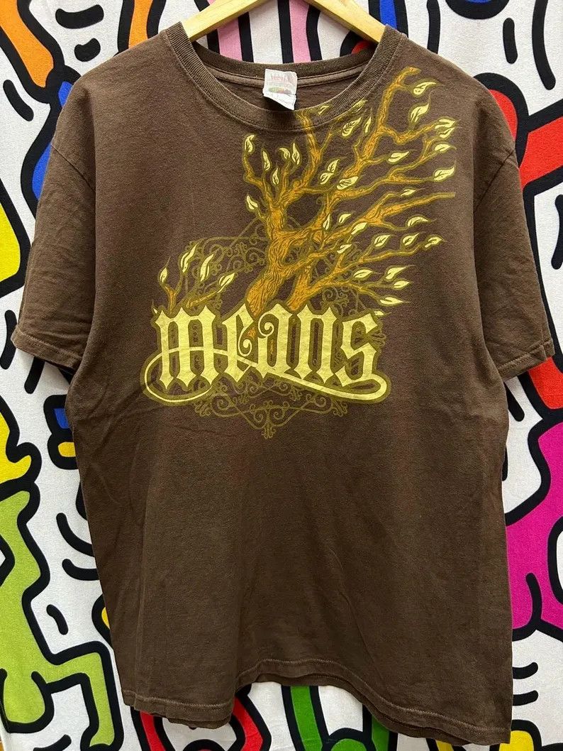 Vintage Vintage 2000s Means Band tshirt size L Size US L / EU 52-54 / 3 - 2 Thumbnail