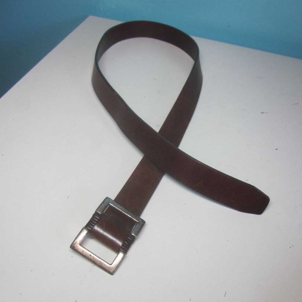 Vintage Vintage Belt The Limited Brown Leather Strap Size M  display picture 3