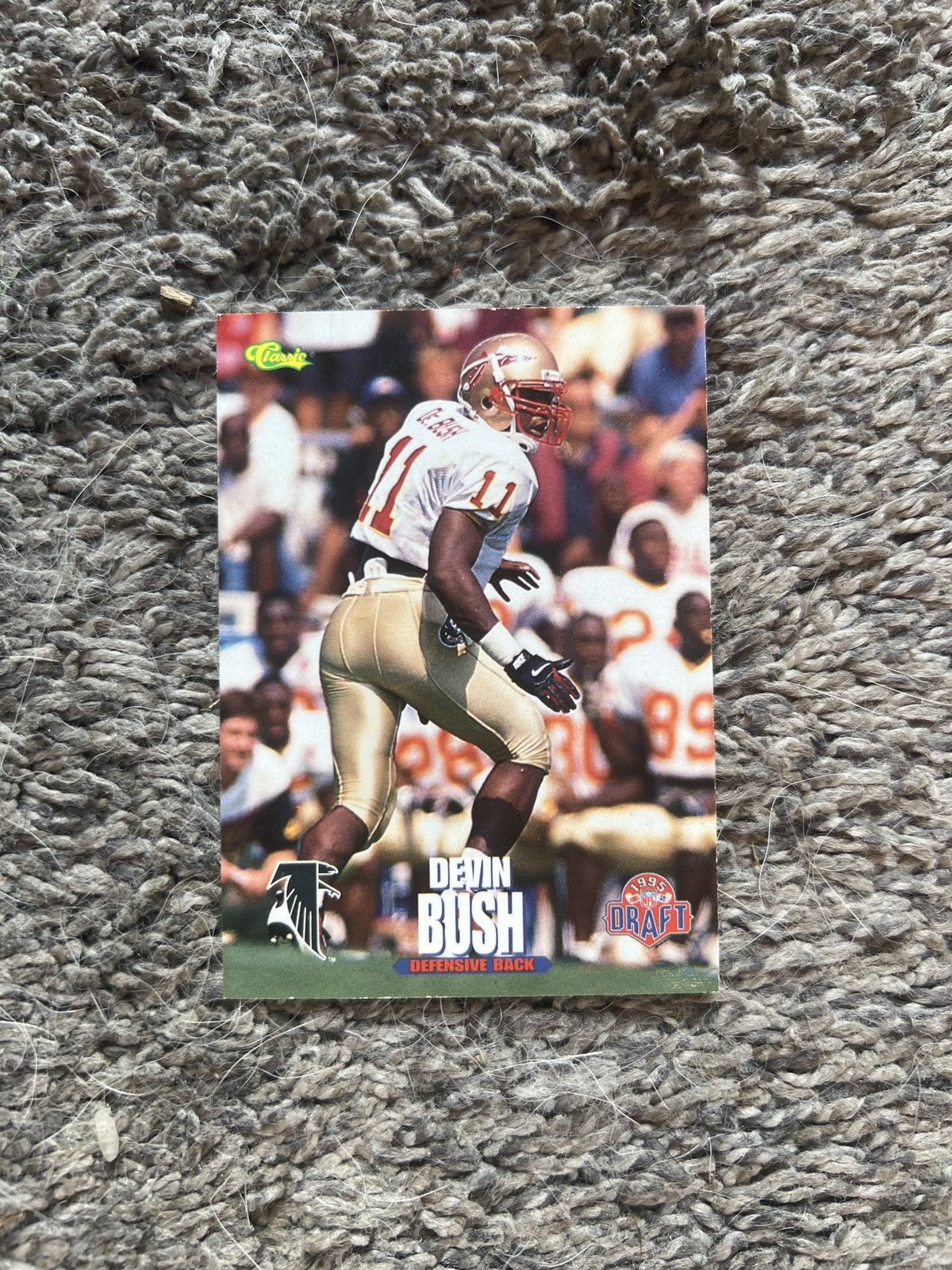 NFL 1995 Classic #26 Devin Bush Card Size ONE SIZE - 1 Thumbnail