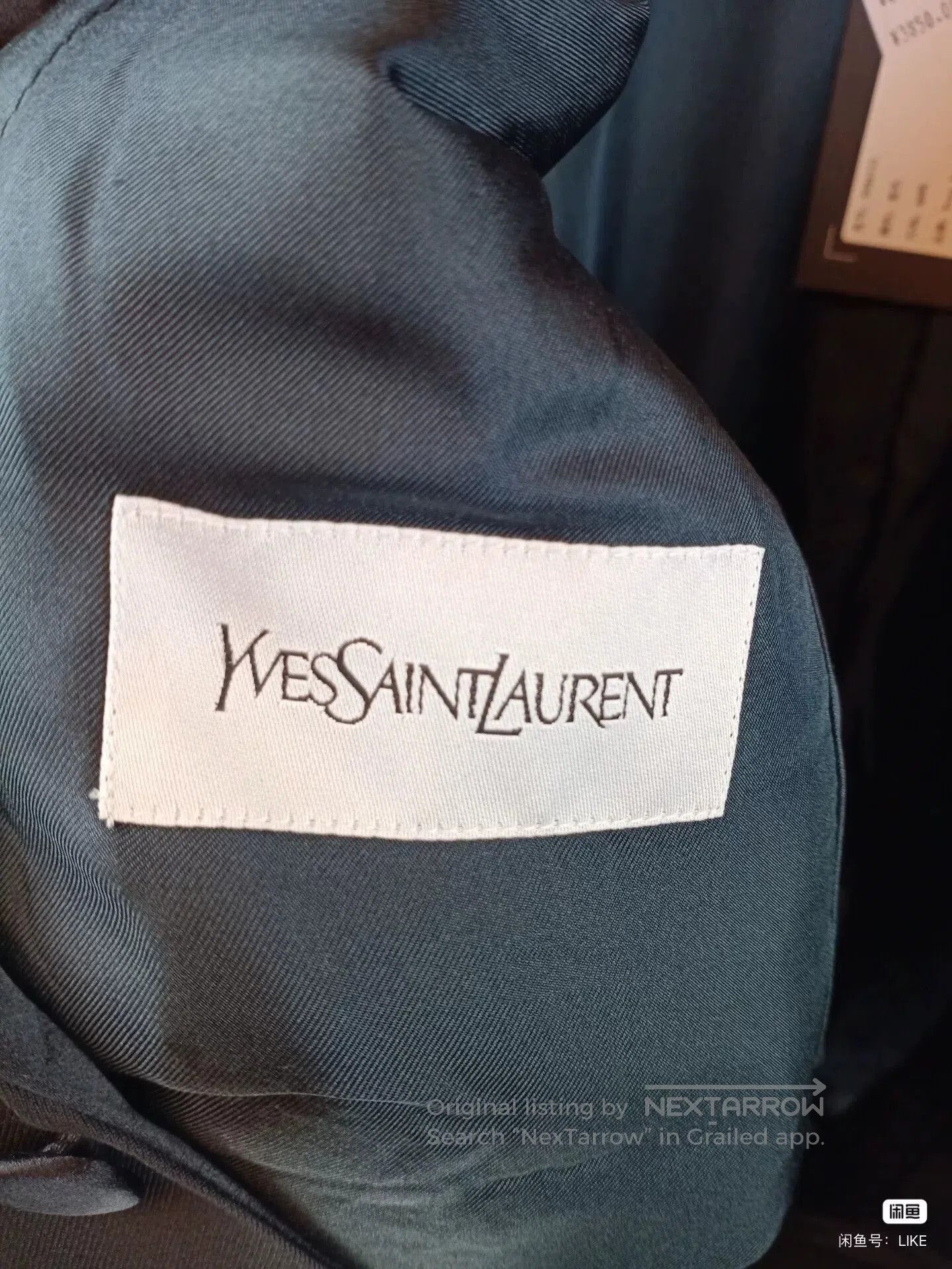 Saint Laurent Paris Yves Saint Laurent Men's Black Suit. Size US M / EU 48-50 / 2 - 5 Thumbnail
