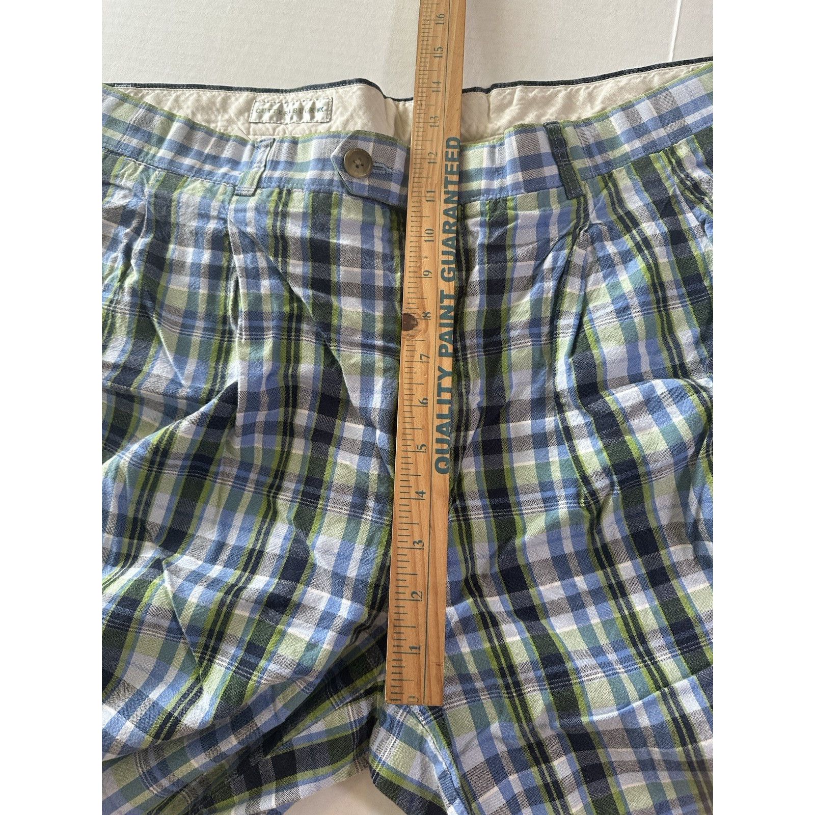 Cutter & Buck Cutter & Buck Chino Shorts Sz40 Blue Plaid Gorpcore Outdoor Size US 40 / EU 56 - 9 Thumbnail