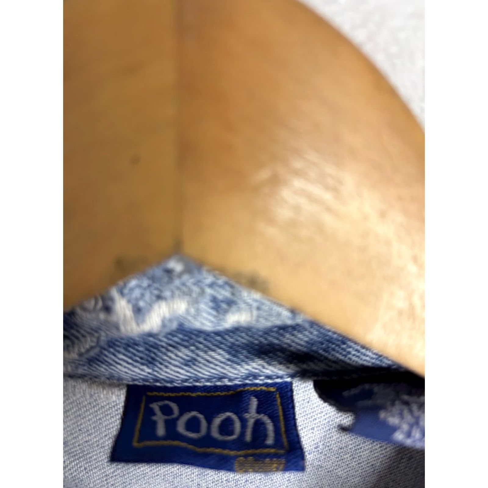 Disney Disney Pooh Denim Jacket Womens Large Blue Embroidered Winnie the Pooh Graphic Size L / US 10 / IT 46 - 5 Thumbnail