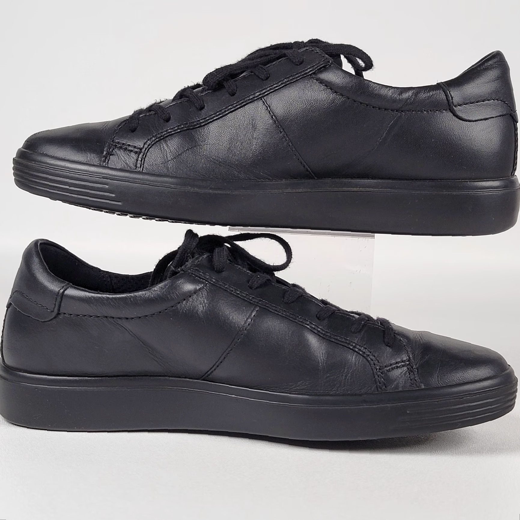 Ecco Ecco Soft 7 Mono Black Leather Women's Size 39 EU /8-8.5 US Sneaker Size US 6 / IT 36 - 4 Thumbnail
