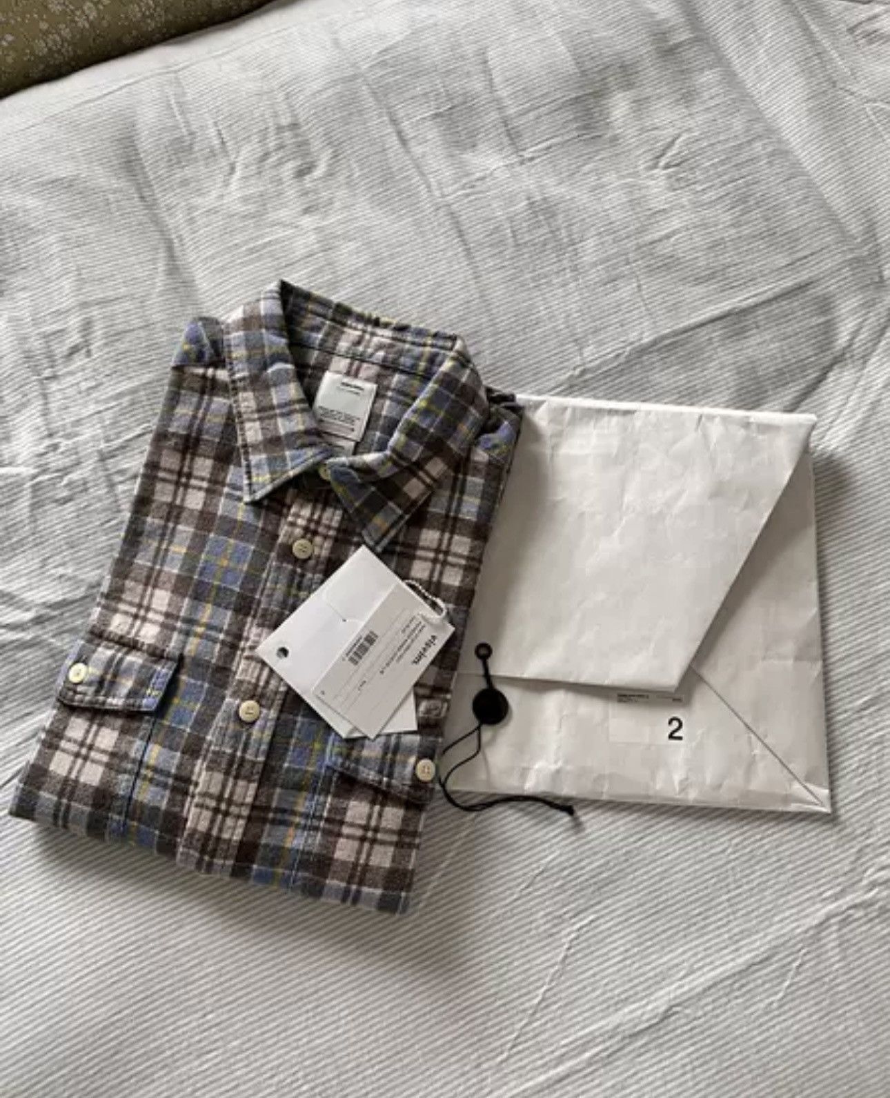Visvim Visvim 24ss pioneer khadi check l/s Size US M / EU 48-50 / 2 - 7 Thumbnail