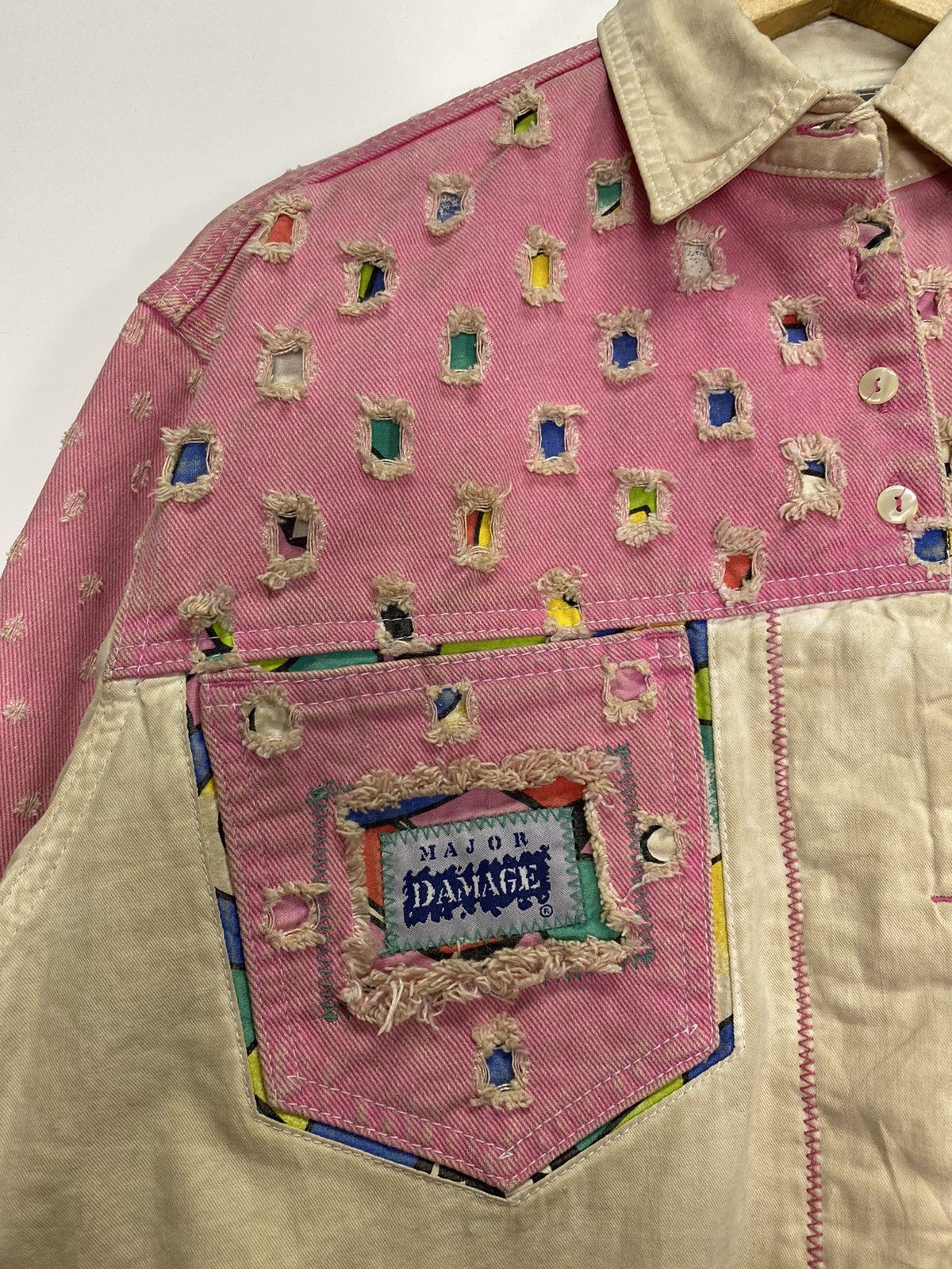 Japanese Brand × Vintage Damage Button Jacket Size US M / EU 48-50 / 2 - 9 Thumbnail