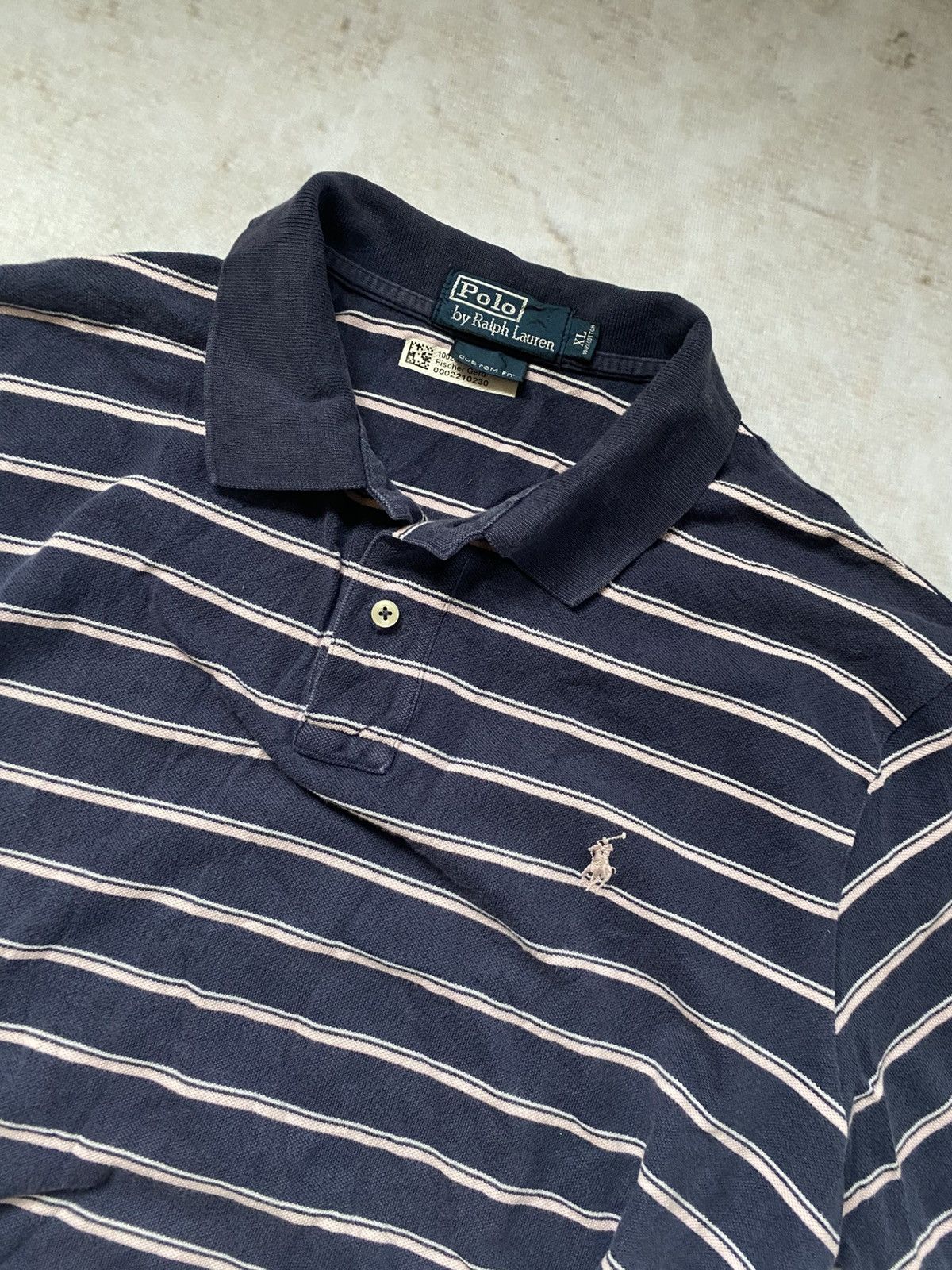 Polo Ralph Lauren × RRL Ralph Lauren × Vintage Vintage Polo Ralph Lauren Striped T-shirt Chief Keef style Size US L / EU 52-54 / 3 - 3 Thumbnail