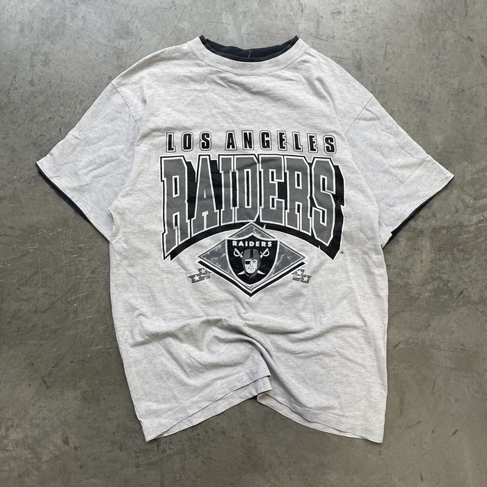 VINTAGE NFL LOS ANGELES RAIDERS TEE SHIRT 1990S SIZE LARGE MADE IN USA –  Vintage rare usa