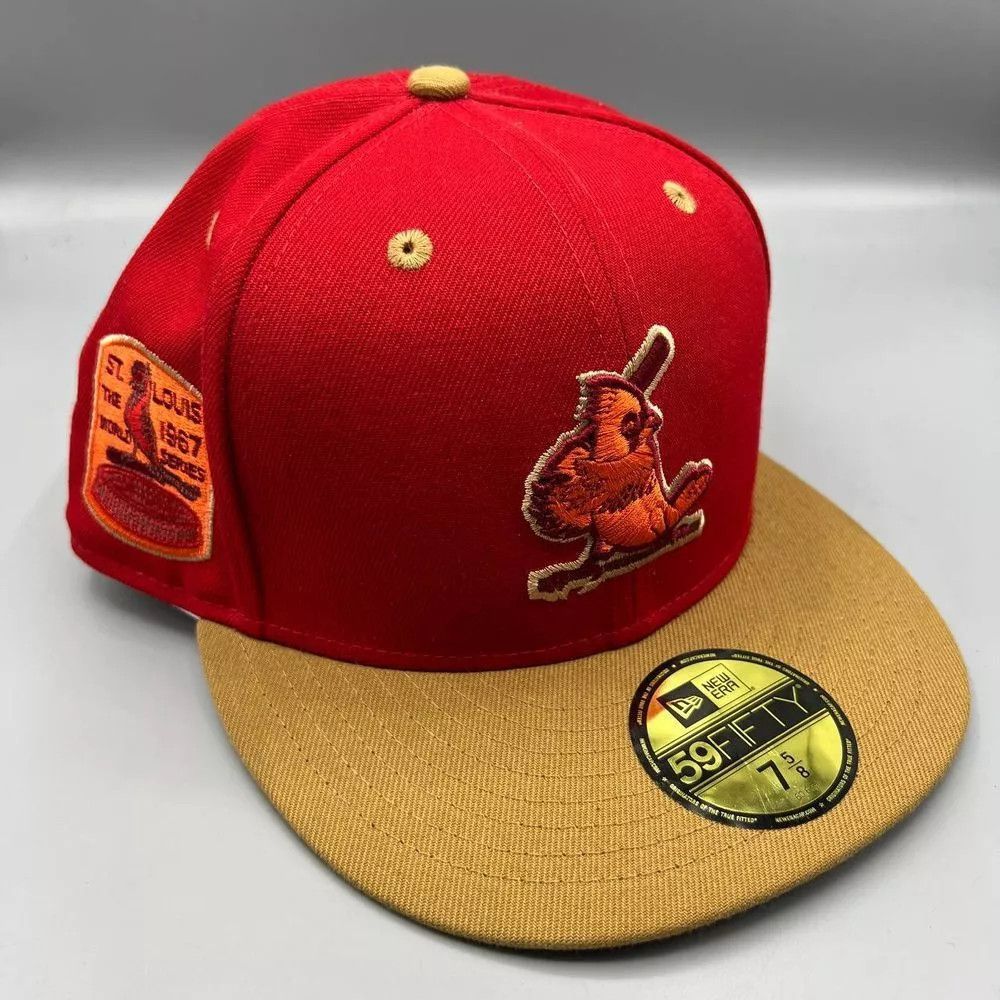 New Era St. Louis Cardinals Hat Men 7 5/8 59Fifty New Era Fitted Cap Size ONE SIZE - 1 Thumbnail