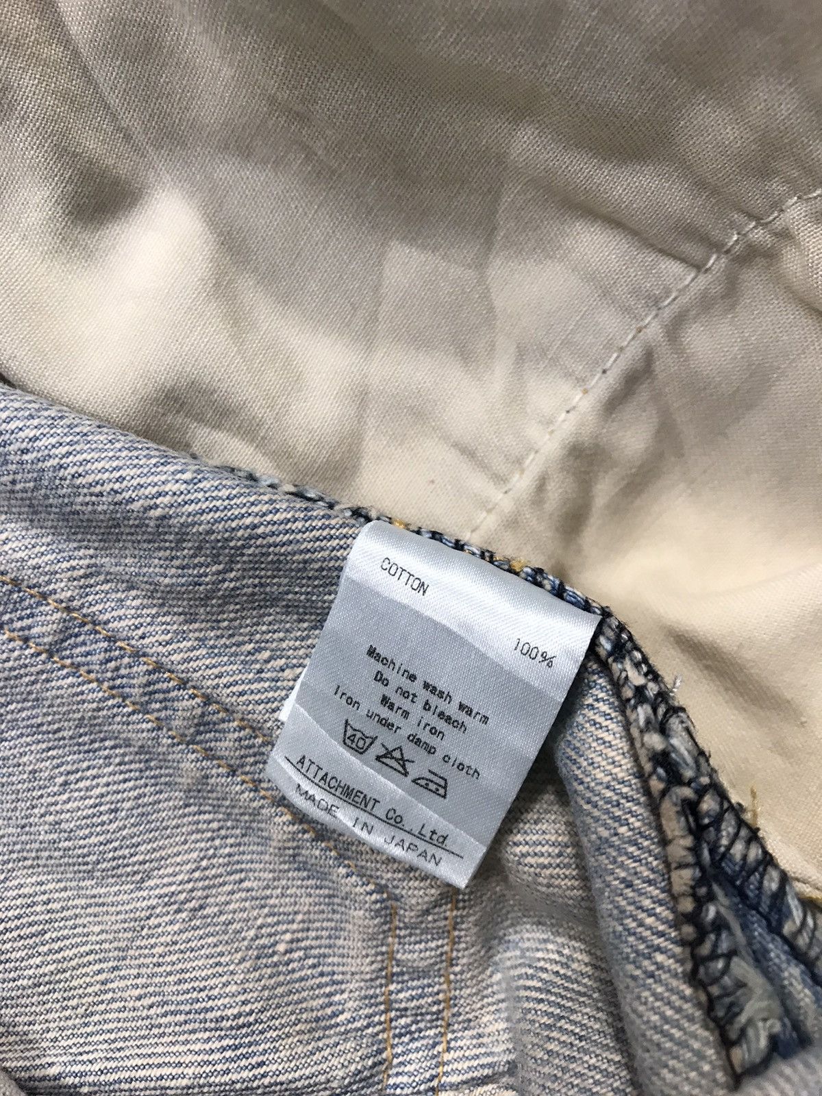Attachment Attachment Japan Faded Indigo Slim Fit Fits Size 27 Size US 27 - 7 Thumbnail