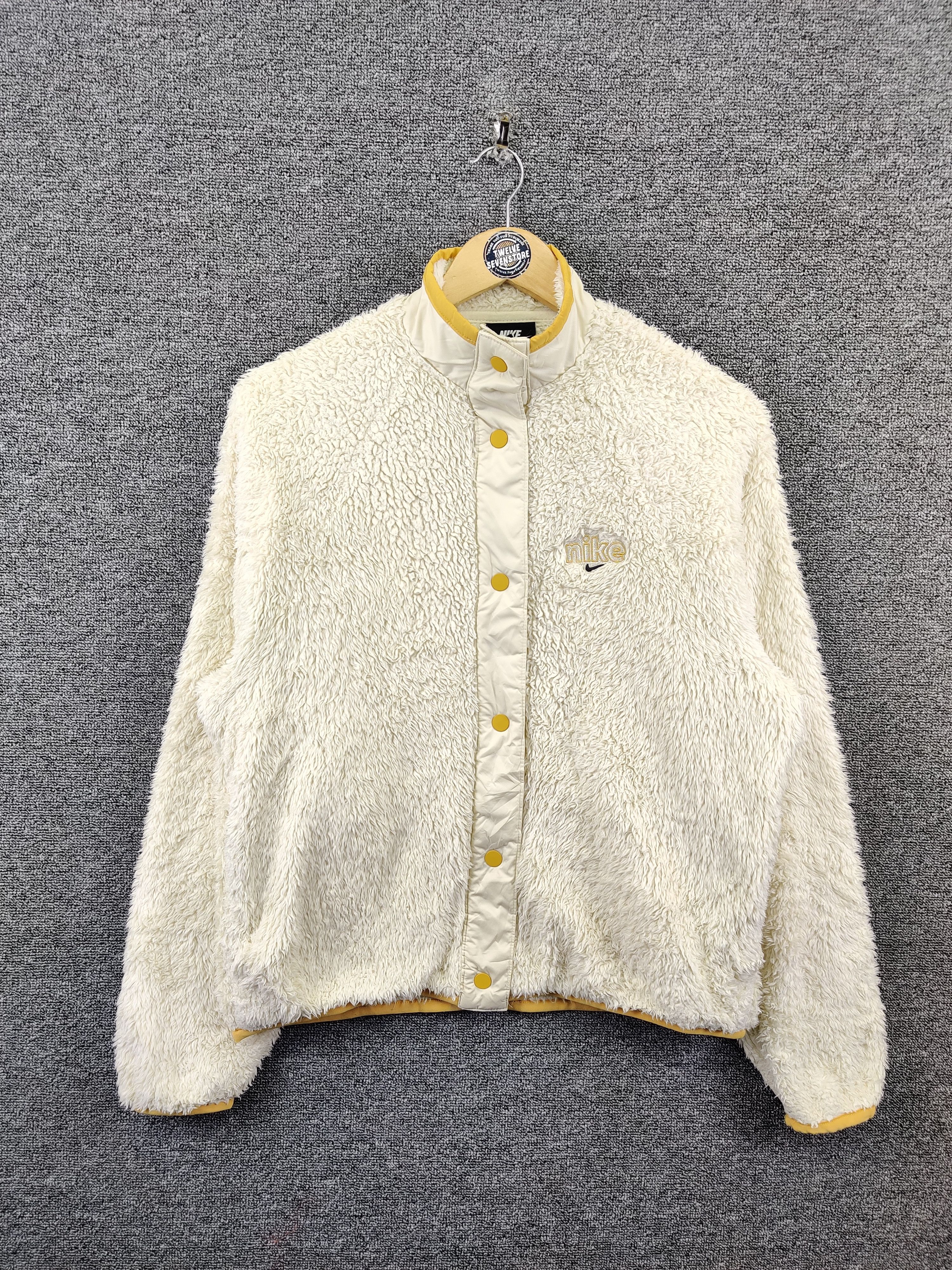 Nike Vintage Nike Fleece Button Ups Jacket Size US L / EU 52-54 / 3 - 1 Thumbnail