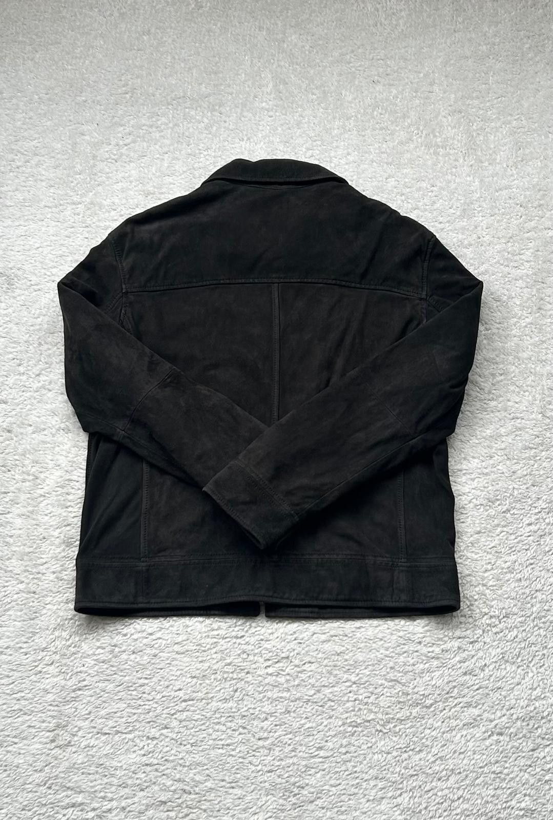 Massimo Dutti Massimo Dutti Suede Leather Jacket Minimalist Black S Size US S / EU 44-46 / 1 - 2 Thumbnail