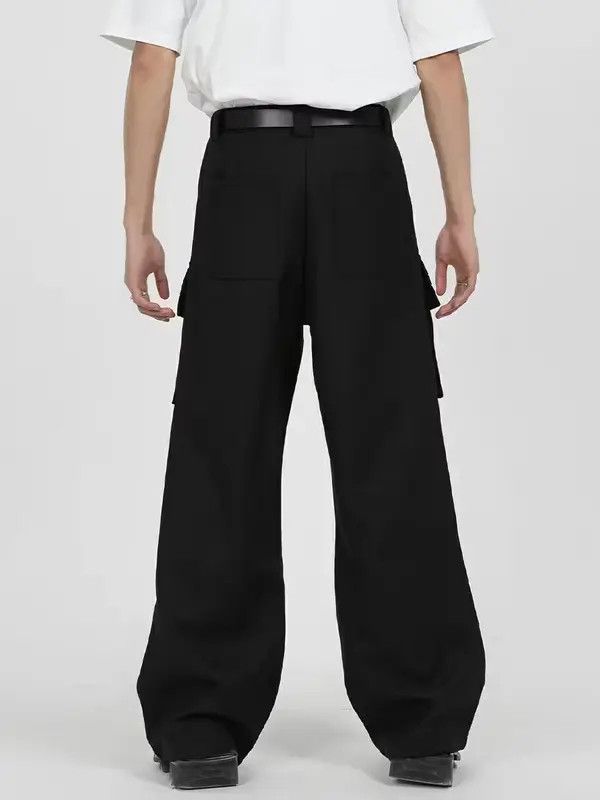 Designer × Vintage baggy flared utility cargo pants Size US 32 / EU 48 - 2 Thumbnail