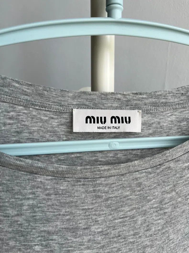 Miu Miu Miu Miu Size XS T-shirt Size XS / US 0-2 / IT 36-38 - 2 Thumbnail