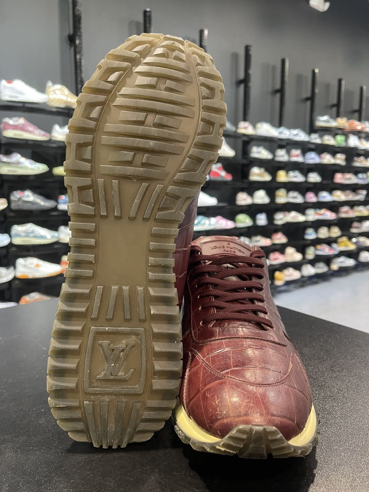 Louis Vuitton Size 11UK/12US - Louis Vuitton Croc Embossed Run Away Size US 12 / EU 45 - 11 Thumbnail